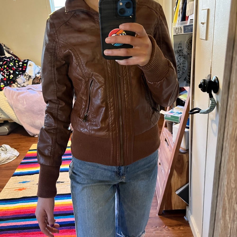 Brown Leather Jacket